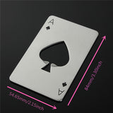 Creative Poker Card Beer Bottle Opener & Stainless Steel Bar Tool. Calling all BEER DRINKERS!!! bEST SELLER!!