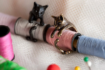 Vintage Handmade Cute Animal Cat Rings for Women/Girls. Perfect Pet Lover Gift!! Order now!!