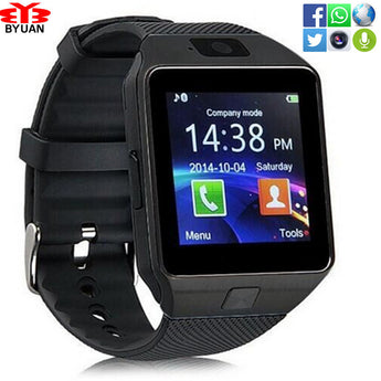 In Stock Wearable Device DZ09 Bluetooth Smart Watch Support Camera SIM TF Card Wrist Phone Watch sport wristwatch Multi-language
