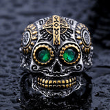 This totally Awesome & Cool Men's Gothic Carving Skull Ring is made of High Quality Stainless Steel. BUY IT NOW!! WON'T LAST!!