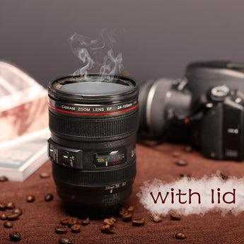 New Creative Caniam SLR Camera Lens Tea Cup Mug 24- 400ML,The Perfect Gift for Photography Enthusiast. Order Today!!!