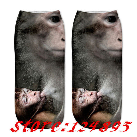 Soooo Adorable!!! 3D Unisex Low Cut Ankle Socks. Get yours now!!!