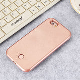 Light Up Selfie PC with Protective Back Cover for iPhone 7 Plus, 6, 6S, 5 ,5S, SE, Samsung Galaxy S6, S7 & edge