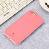 Light Up Selfie PC with Protective Back Cover for iPhone 7 Plus, 6, 6S, 5 ,5S, SE, Samsung Galaxy S6, S7 & edge
