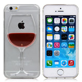This is a  Beautiful Transparent Hard Red Wine  PC for iPhone 6, 6S, Plus, 4, 4S, 5C, 5 ,5S, SE 7 7.  Get it first,BUY NOW!!!... before she does.