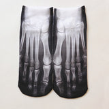 New 3D Printed Cotton Skeleton Low Cut Ankle Socks. Best Seller!!