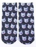 New 3D Printed Cotton Skeleton Low Cut Ankle Socks. Best Seller!!