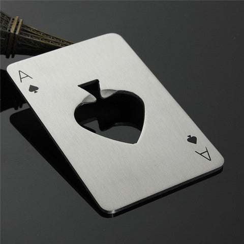 Creative Poker Card Beer Bottle Opener & Stainless Steel Bar Tool. Calling all BEER DRINKERS!!! bEST SELLER!!
