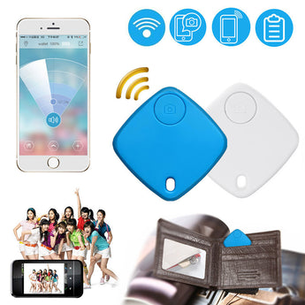 Wireless Bluetooth Tracker Key Finder, Self-timer, Mini Anti-lost Alarm, GPS Locator for Child, Pet, luggage or Wallet. Can be used in kids book bags, kids coats, your pet, your luggage etc