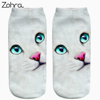Adorable low cut Mint Eyes Cat Slipper Socks for the cat lover in you. Order these today!!