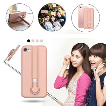 Ultra Thin & Light Selfie Stick and Stand for iPhone 7