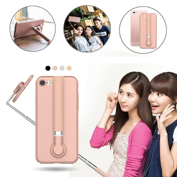 Ultra Thin & Light Selfie Stick and Stand for iPhone 7