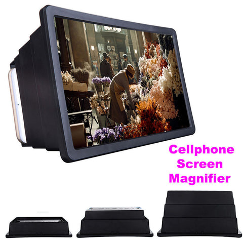Phone Screen Magnifier, Enlarger with Curve Screen. Watch your VIDEOS or the GAME on a BIGGER SCREEN. BUY NOW!!!