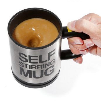 350ml Electic Automatic Mixing Coffee Cup, Stainless Steel Coffee Mug, Self Stirring,Order Today!!!