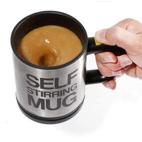 350ml Electic Automatic Mixing Coffee Cup, Stainless Steel Coffee Mug, Self Stirring,Order Today!!!