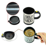 350ml Electic Automatic Mixing Coffee Cup, Stainless Steel Coffee Mug, Self Stirring,Order Today!!!