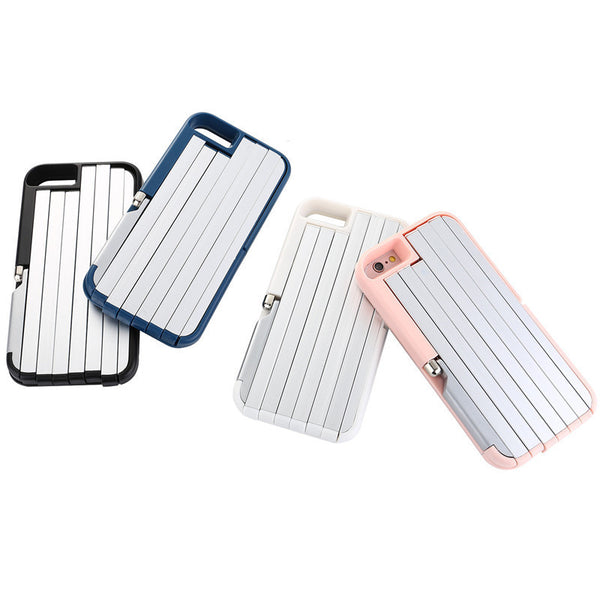 2017 New Foldable Light Weight Aluminum Phone Case & Selfie Sticks for iphone 6, 6S, 6 Plus,6s Plus, Comes In 3 Colors!!