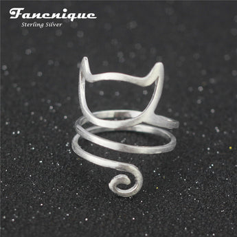 For all the CAT LOVERS!!! Check out this Awesome Sterling Silver  Adjustable Twine Ring,  Show your love!! BUY NOW!!