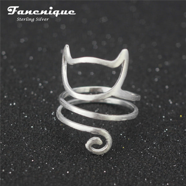 For all the CAT LOVERS!!! Check out this Awesome Sterling Silver  Adjustable Twine Ring,  Show your love!! BUY NOW!!