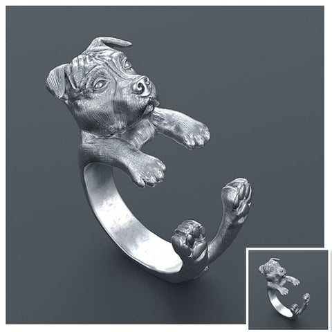 Free shipping!! Terrier Ring for pet lovers